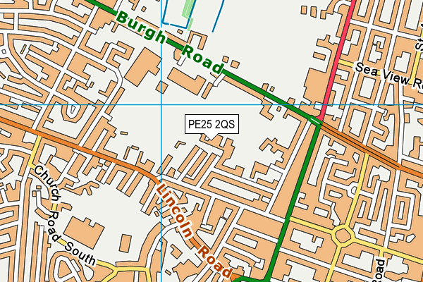 PE25 2QS map - OS VectorMap District (Ordnance Survey) PE25 2QS map - OS VectorMap District (Ordnance Survey)