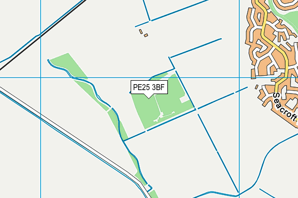 PE25 3BF map - OS VectorMap District (Ordnance Survey) PE25 3BF map - OS VectorMap District (Ordnance Survey)