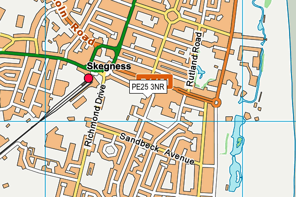 PE25 3NR map - OS VectorMap District (Ordnance Survey) PE25 3NR map - OS VectorMap District (Ordnance Survey)