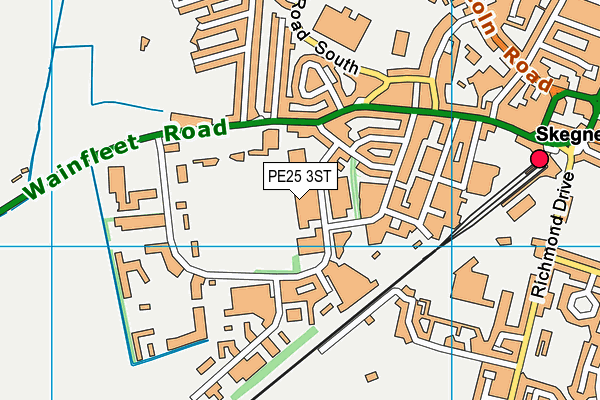 PE25 3ST map - OS VectorMap District (Ordnance Survey) PE25 3ST map - OS VectorMap District (Ordnance Survey)