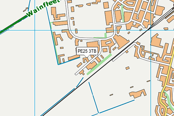 PE25 3TB map - OS VectorMap District (Ordnance Survey) PE25 3TB map - OS VectorMap District (Ordnance Survey)