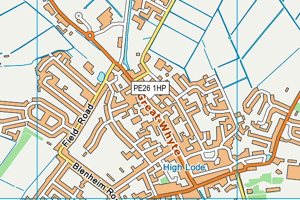 PE26 1HP map - OS VectorMap District (Ordnance Survey) PE26 1HP map - OS VectorMap District (Ordnance Survey)