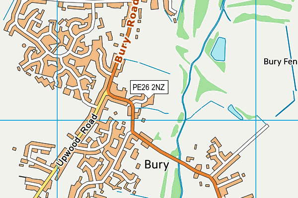 PE26 2NZ map - OS VectorMap District (Ordnance Survey) PE26 2NZ map - OS VectorMap District (Ordnance Survey)