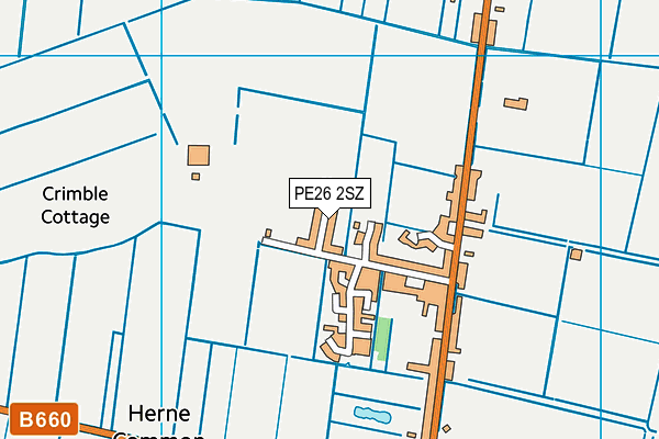 PE26 2SZ map - OS VectorMap District (Ordnance Survey) PE26 2SZ map - OS VectorMap District (Ordnance Survey)