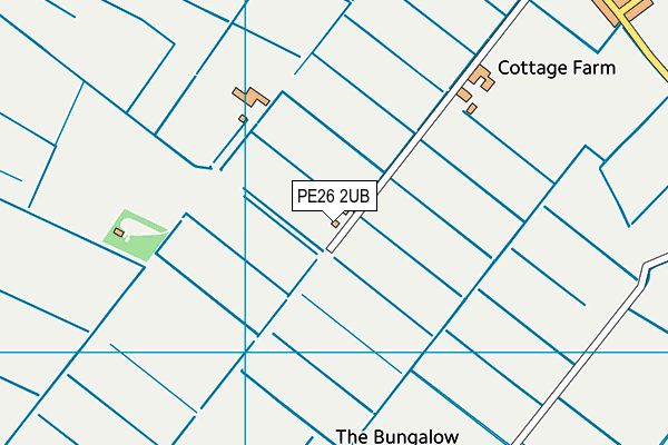 PE26 2UB map - OS VectorMap District (Ordnance Survey) PE26 2UB map - OS VectorMap District (Ordnance Survey)