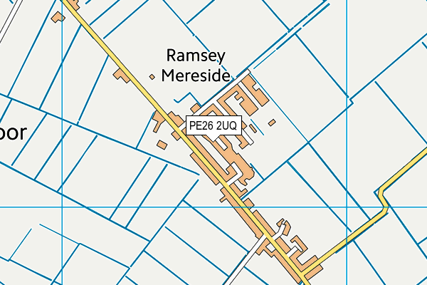 PE26 2UQ map - OS VectorMap District (Ordnance Survey) PE26 2UQ map - OS VectorMap District (Ordnance Survey)
