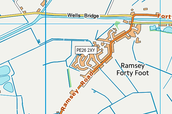 PE26 2XY map - OS VectorMap District (Ordnance Survey) PE26 2XY map - OS VectorMap District (Ordnance Survey)