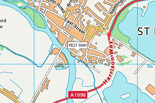 PE27 5WH map - OS VectorMap District (Ordnance Survey) PE27 5WH map - OS VectorMap District (Ordnance Survey)