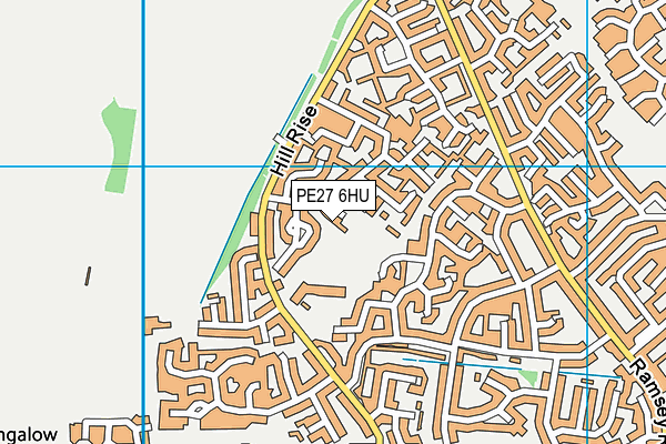 PE27 6HU map - OS VectorMap District (Ordnance Survey) PE27 6HU map - OS VectorMap District (Ordnance Survey)