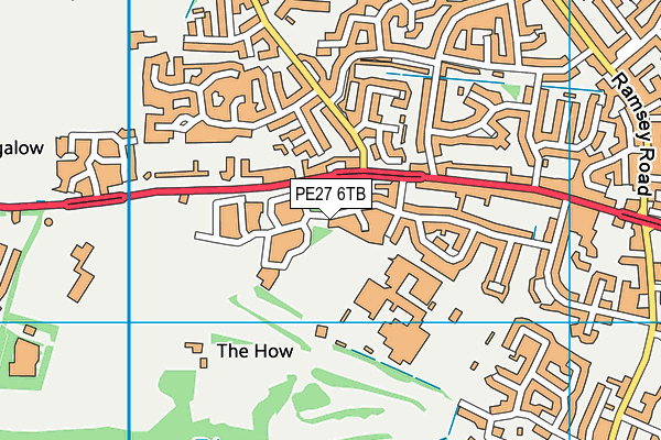 PE27 6TB map - OS VectorMap District (Ordnance Survey) PE27 6TB map - OS VectorMap District (Ordnance Survey)