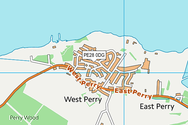 PE28 0DG map - OS VectorMap District (Ordnance Survey) PE28 0DG map - OS VectorMap District (Ordnance Survey)