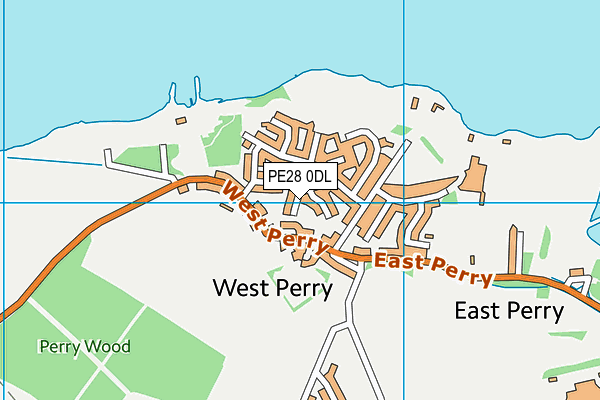 PE28 0DL map - OS VectorMap District (Ordnance Survey)