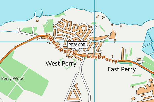 PE28 0DR map - OS VectorMap District (Ordnance Survey) PE28 0DR map - OS VectorMap District (Ordnance Survey)