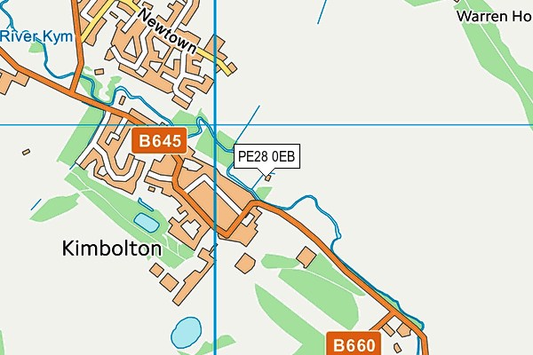 PE28 0EB map - OS VectorMap District (Ordnance Survey) PE28 0EB map - OS VectorMap District (Ordnance Survey)