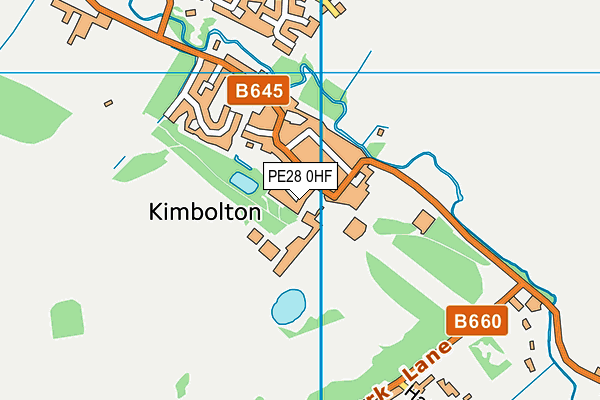 PE28 0HF map - OS VectorMap District (Ordnance Survey) PE28 0HF map - OS VectorMap District (Ordnance Survey)