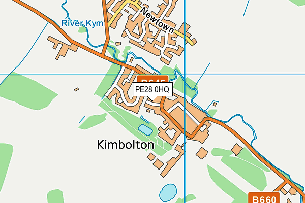 PE28 0HQ map - OS VectorMap District (Ordnance Survey) PE28 0HQ map - OS VectorMap District (Ordnance Survey)