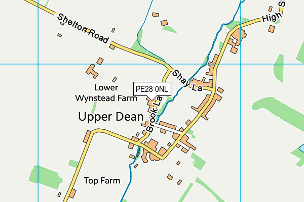 PE28 0NL map - OS VectorMap District (Ordnance Survey) PE28 0NL map - OS VectorMap District (Ordnance Survey)