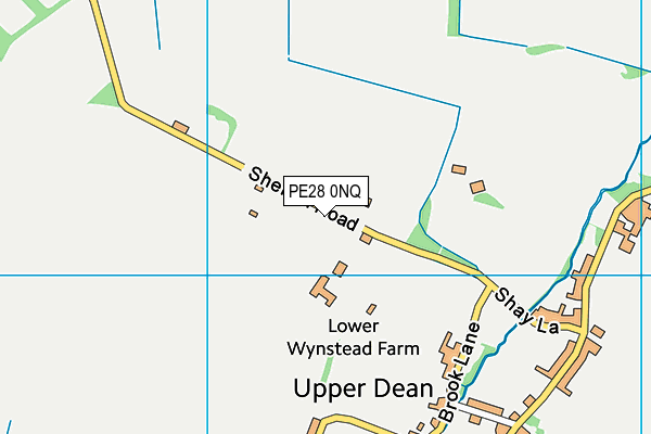 PE28 0NQ map - OS VectorMap District (Ordnance Survey)