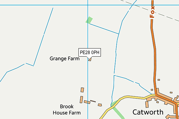 PE28 0PH map - OS VectorMap District (Ordnance Survey) PE28 0PH map - OS VectorMap District (Ordnance Survey)