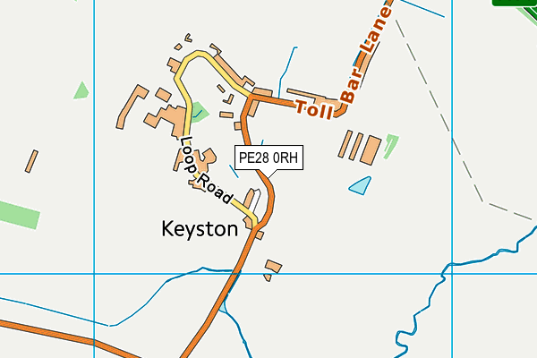 PE28 0RH map - OS VectorMap District (Ordnance Survey) PE28 0RH map - OS VectorMap District (Ordnance Survey)
