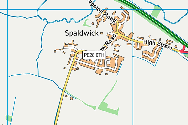 PE28 0TH map - OS VectorMap District (Ordnance Survey) PE28 0TH map - OS VectorMap District (Ordnance Survey)