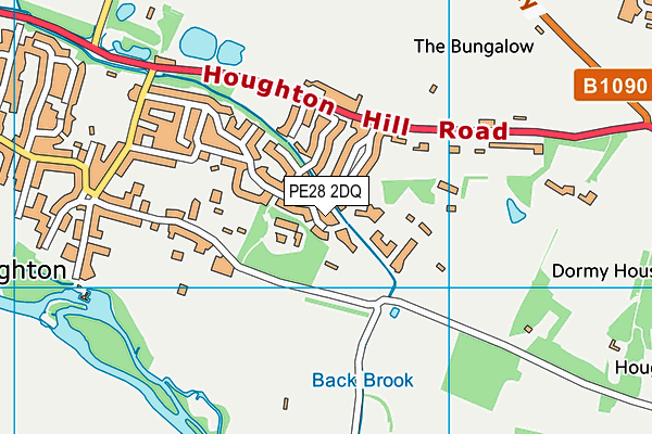 PE28 2DQ map - OS VectorMap District (Ordnance Survey) PE28 2DQ map - OS VectorMap District (Ordnance Survey)