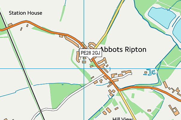 PE28 2GJ map - OS VectorMap District (Ordnance Survey) PE28 2GJ map - OS VectorMap District (Ordnance Survey)