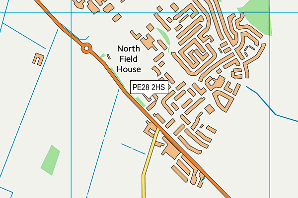 PE28 2HS map - OS VectorMap District (Ordnance Survey) PE28 2HS map - OS VectorMap District (Ordnance Survey)