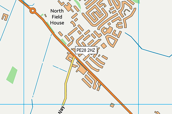 PE28 2HZ map - OS VectorMap District (Ordnance Survey) PE28 2HZ map - OS VectorMap District (Ordnance Survey)