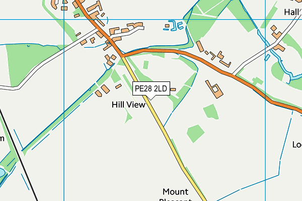 PE28 2LD map - OS VectorMap District (Ordnance Survey) PE28 2LD map - OS VectorMap District (Ordnance Survey)