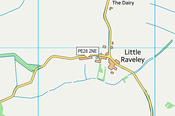 PE28 2NE map - OS VectorMap District (Ordnance Survey) PE28 2NE map - OS VectorMap District (Ordnance Survey)