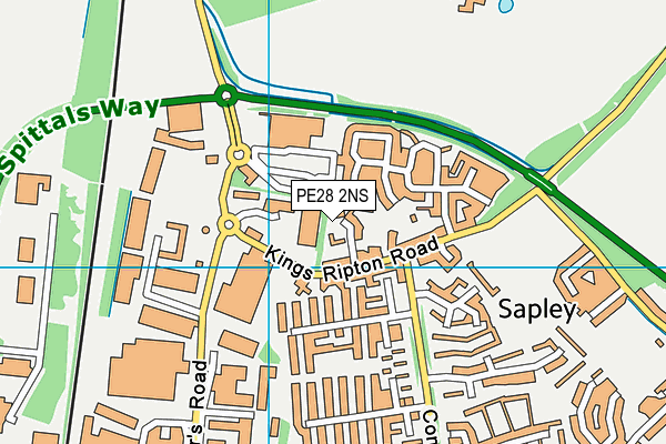 PE28 2NS map - OS VectorMap District (Ordnance Survey) PE28 2NS map - OS VectorMap District (Ordnance Survey)