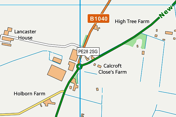 PE28 2SG map - OS VectorMap District (Ordnance Survey) PE28 2SG map - OS VectorMap District (Ordnance Survey)