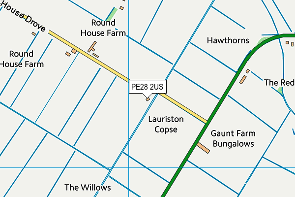 PE28 2US map - OS VectorMap District (Ordnance Survey) PE28 2US map - OS VectorMap District (Ordnance Survey)