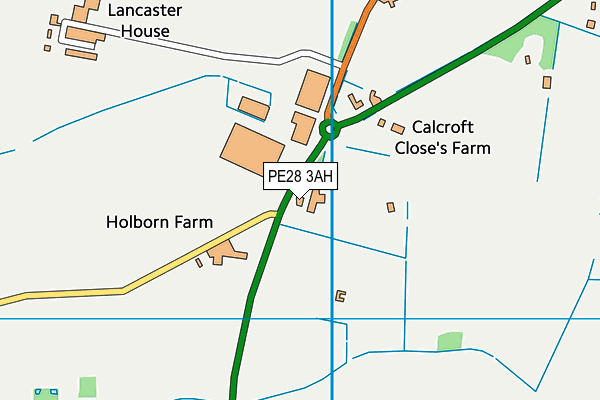 PE28 3AH map - OS VectorMap District (Ordnance Survey) PE28 3AH map - OS VectorMap District (Ordnance Survey)