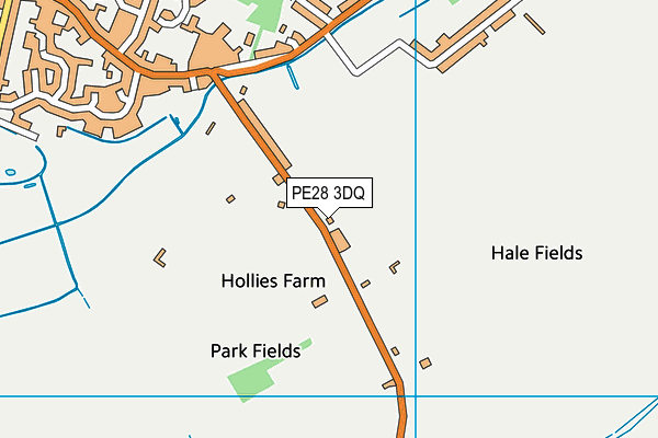 PE28 3DQ map - OS VectorMap District (Ordnance Survey) PE28 3DQ map - OS VectorMap District (Ordnance Survey)