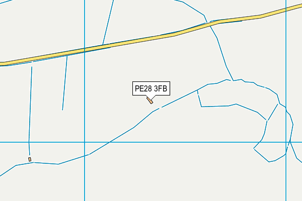 PE28 3FB map - OS VectorMap District (Ordnance Survey) PE28 3FB map - OS VectorMap District (Ordnance Survey)