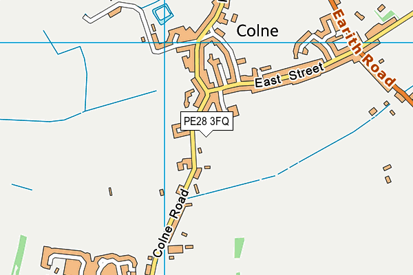 PE28 3FQ map - OS VectorMap District (Ordnance Survey) PE28 3FQ map - OS VectorMap District (Ordnance Survey)