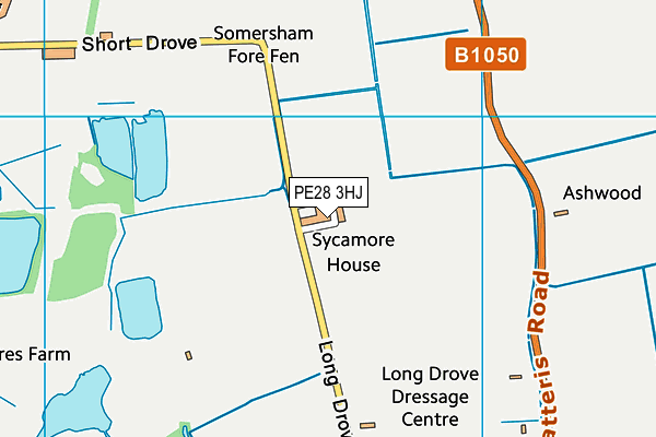 PE28 3HJ map - OS VectorMap District (Ordnance Survey) PE28 3HJ map - OS VectorMap District (Ordnance Survey)