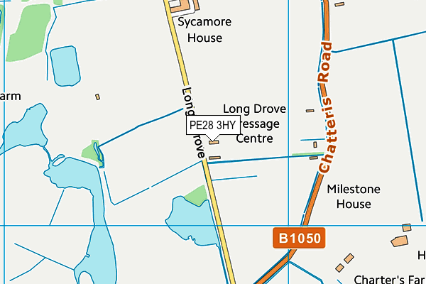 PE28 3HY map - OS VectorMap District (Ordnance Survey) PE28 3HY map - OS VectorMap District (Ordnance Survey)