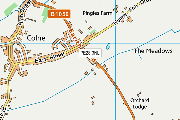 PE28 3NL map - OS VectorMap District (Ordnance Survey) PE28 3NL map - OS VectorMap District (Ordnance Survey)