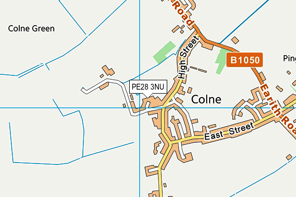 PE28 3NU map - OS VectorMap District (Ordnance Survey) PE28 3NU map - OS VectorMap District (Ordnance Survey)
