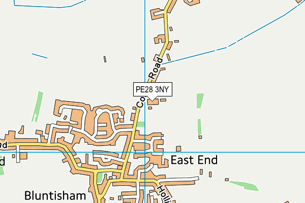 PE28 3NY map - OS VectorMap District (Ordnance Survey) PE28 3NY map - OS VectorMap District (Ordnance Survey)