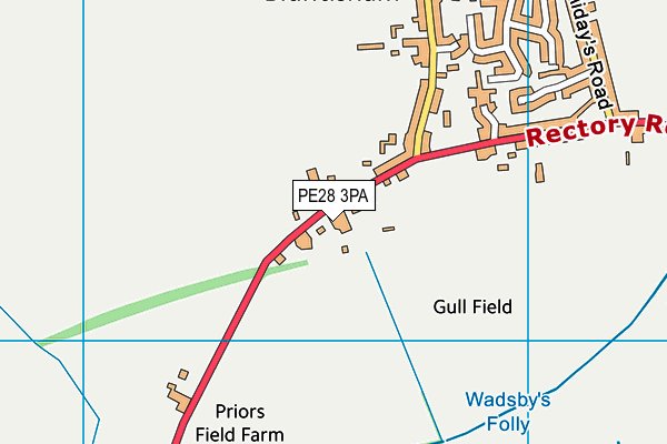 PE28 3PA map - OS VectorMap District (Ordnance Survey) PE28 3PA map - OS VectorMap District (Ordnance Survey)