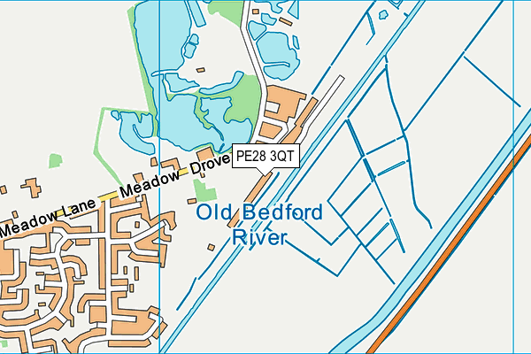 PE28 3QT map - OS VectorMap District (Ordnance Survey) PE28 3QT map - OS VectorMap District (Ordnance Survey)