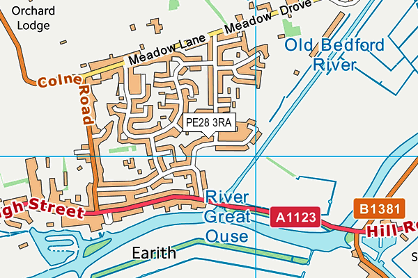 PE28 3RA map - OS VectorMap District (Ordnance Survey) PE28 3RA map - OS VectorMap District (Ordnance Survey)