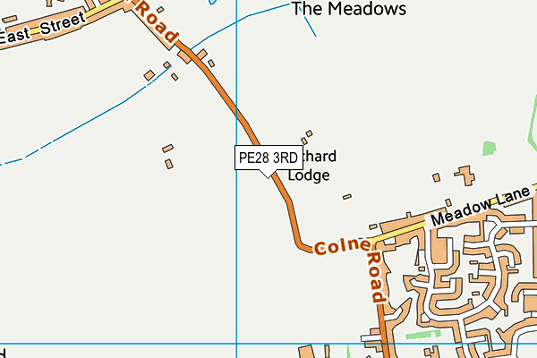 PE28 3RD map - OS VectorMap District (Ordnance Survey) PE28 3RD map - OS VectorMap District (Ordnance Survey)
