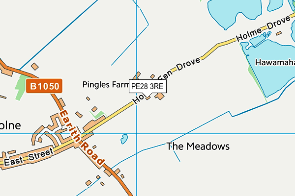PE28 3RE map - OS VectorMap District (Ordnance Survey) PE28 3RE map - OS VectorMap District (Ordnance Survey)