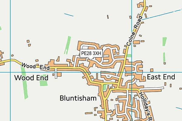 PE28 3XH map - OS VectorMap District (Ordnance Survey) PE28 3XH map - OS VectorMap District (Ordnance Survey)