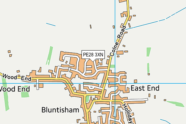 PE28 3XN map - OS VectorMap District (Ordnance Survey) PE28 3XN map - OS VectorMap District (Ordnance Survey)